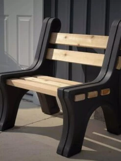 Custom Length Lightweight Indoor Or Outdoor Bench Ends -Default Template 3 8612857BK 09V tif