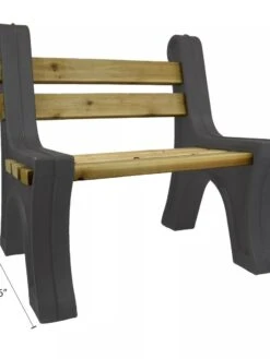 Custom Length Lightweight Indoor Or Outdoor Bench Ends -Default Template 3 8612857GY 07V tif