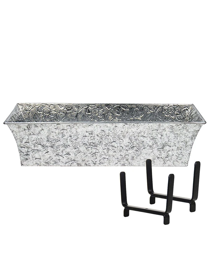 Achla Designs Handrail Flowerbox Bracket Kit For Rail 2 Achla Designs Handrail Flowerbox Bracket Kit For Rail - Image 2