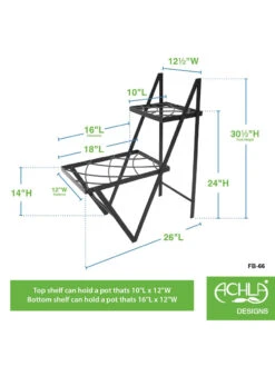 Achla Designs Duet Plant Stand -Default Template 3 8612905 02v