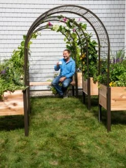 2’ X 4’ Arch Trellis For Planter Boxes -Default Template 3 8612976 0549