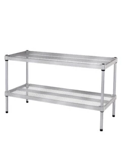 MeshWorks © Stacking Plant Shelves -Default Template 3 8613018 13v meshworks stacking plant shelves silver