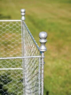 Tall Chicken Wire Critter Fence With Gate -Default Template 3 8613260 0082