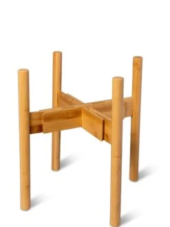 Adjustable Bamboo Plant Stand, Set Of 2 -Default Template 3 8613292 7071