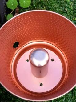 Hammered Copper Hose Pot With Lid -Default Template 3 8613311 0022