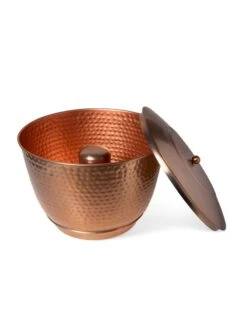 Hammered Copper Hose Pot With Lid -Default Template 3 8613311 5812
