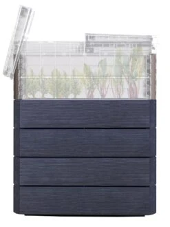 Modular Rectangular Raised Bed Kit With Translucent Panels & Lid -Default Template 3 8614250 01V