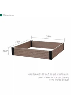 Essential Raised Garden Bed -Default Template 3 8614253 03V 3 4