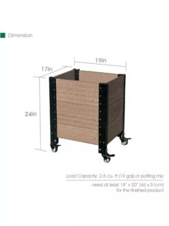 Mobile Deep Root Corner Planter -Default Template 3 8614266 04V 3 4