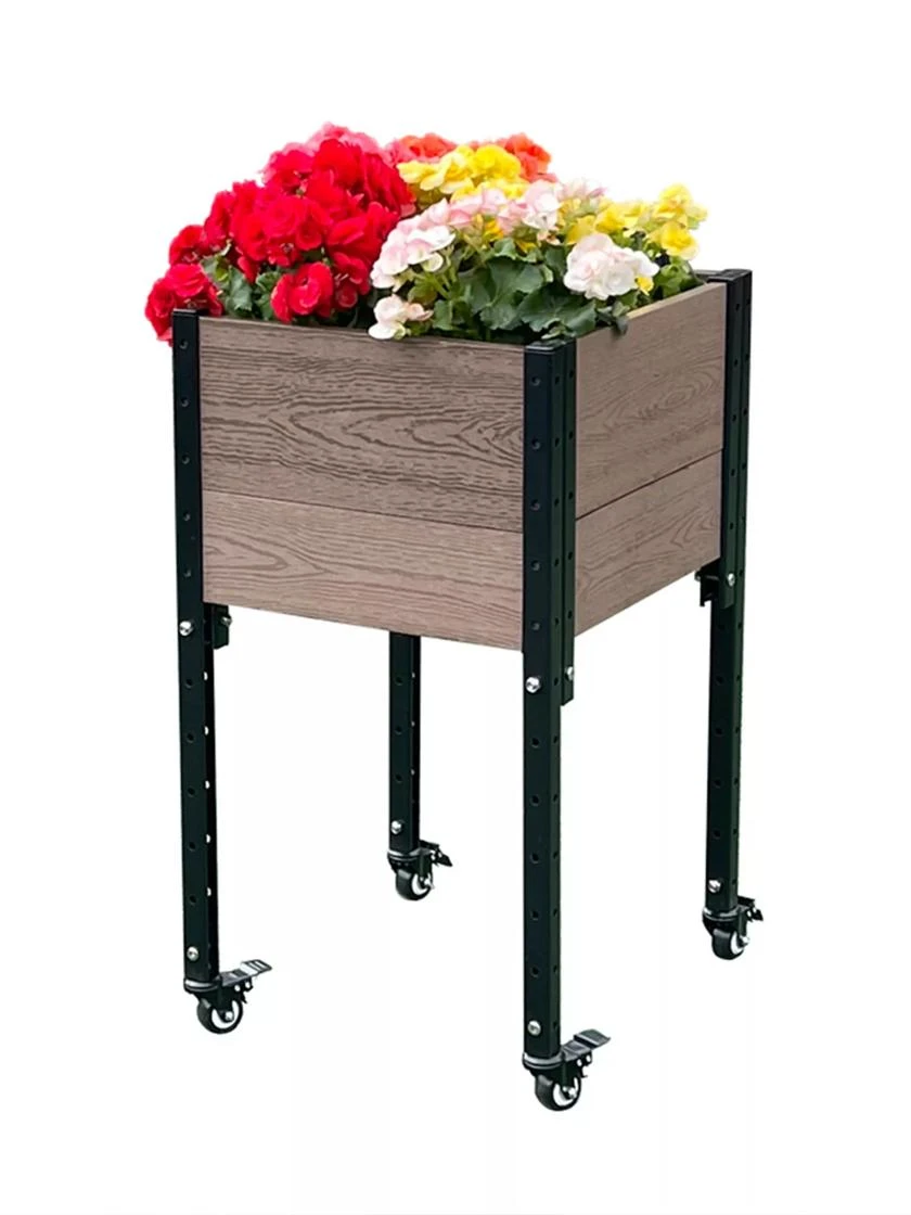 Mobile Elevated Corner Planter 4 Mobile Elevated Corner Planter - Image 4